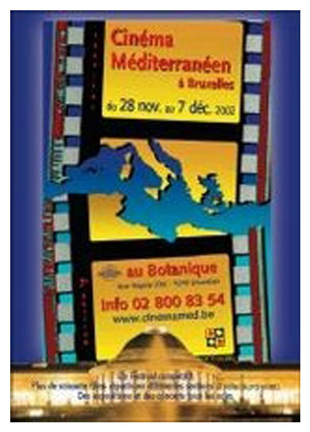 Affiche Cinéma Méditerranéen à Bruxelles 2002